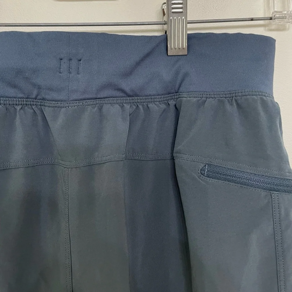 Lululemon THE Athletic Linerless 9” Shorts Men’s Sz S Blue Gym Training Flawed